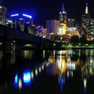a night walk in melbourne